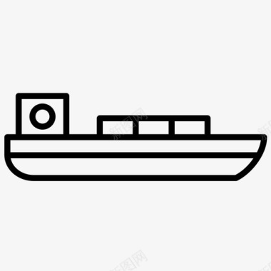船旅行过境图标图标