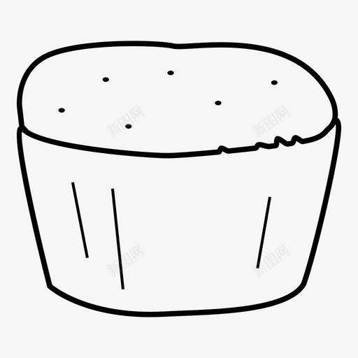 采购产品松饼素食松饼小吃图标svg_新图网 https://ixintu.com 包装纸 小吃 烘焙食品 糕点 素食松饼 纸杯蛋糕 货物 采购产品松饼