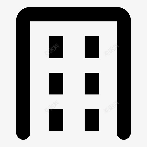 建筑商业城市图标svg_新图网 https://ixintu.com 办公室 商业 城市 塔楼 建筑 摩天大楼