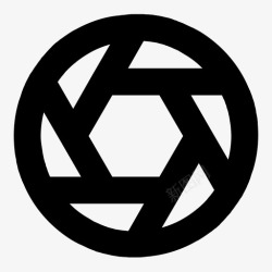 圆形透镜耀斑光圈圆形环形图标高清图片