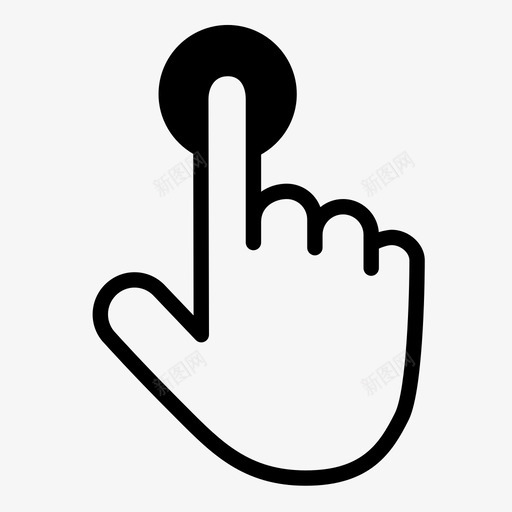 一个手指按单手指一个手指拇指向外按图标svg_新图网 https://ixintu.com 一个手指拇指向外按 一个手指按 单手指 工具 平板电脑 指向 滑动 点击 触摸 触摸手势