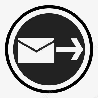 发送电子邮件系列1图标图标