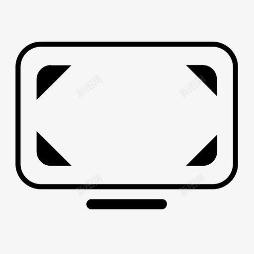 全屏计算机计算机尺寸图标svg_新图网 https://ixintu.com 全屏 屏幕尺寸 电视 电视尺寸 计算机 计算机尺寸