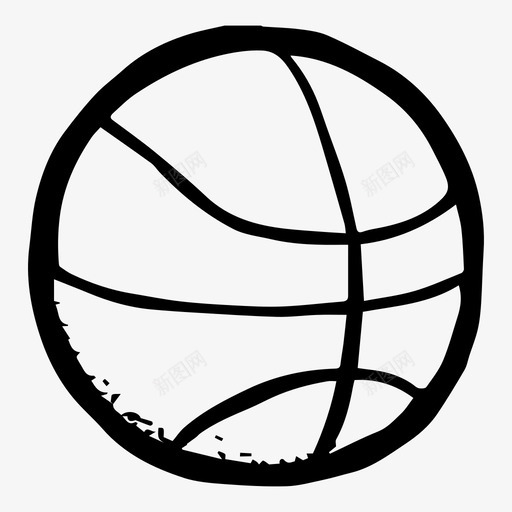 篮球运球nba图标svg_新图网 https://ixintu.com nba 体育 篮球 运球