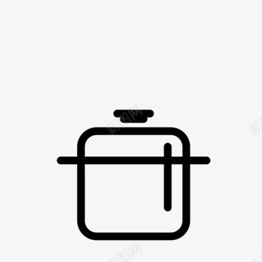 烹饪锅让厨师餐具图标图标