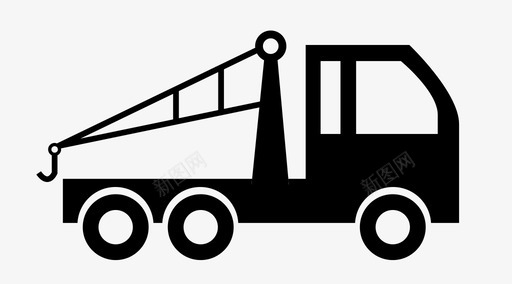 拖车旅行运输图标图标