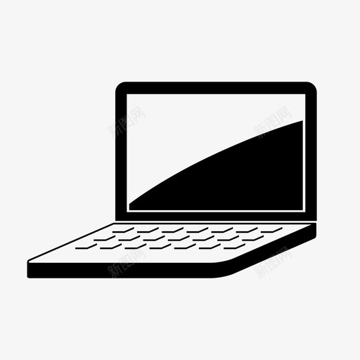 笔记本电脑技术便携式图标svg_新图网 https://ixintu.com 个人电脑 便携式 技术 电子产品 笔记本电脑 设备