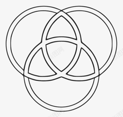 三个圆符号图标图标