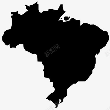 巴西旅游南美洲图标图标