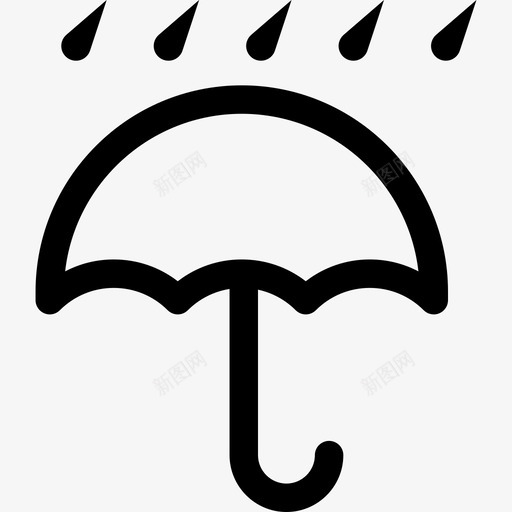 干燥保持干燥没有雨图标svg_新图网 https://ixintu.com 保持干燥 干燥 没有水 没有雨 雨伞