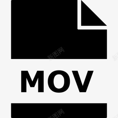 mov文件文档电影图标图标