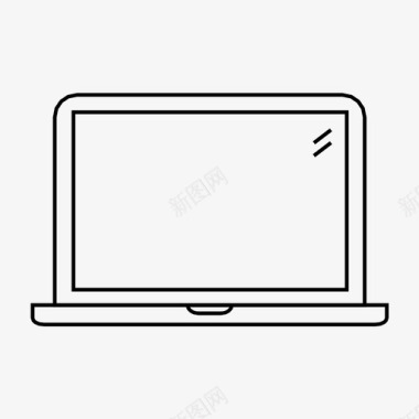 笔记本电脑技术屏幕图标图标