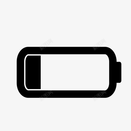 电池电池供电充电图标svg_新图网 https://ixintu.com 低电量 充电 电 电池 电池供电 能量 节能器