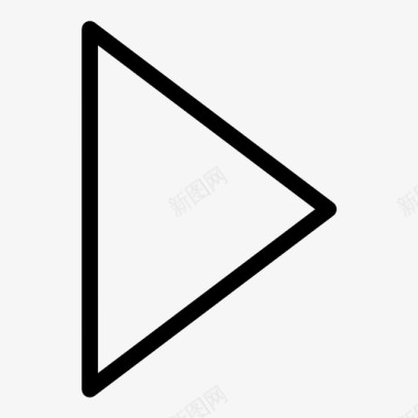 播放左侧播放按钮图标图标