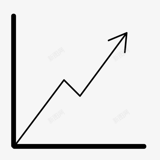 增长价值上涨图标svg_新图网 https://ixintu.com 上涨 价值 利润 增长 投资组合 股票 营销 营销图标 趋势线
