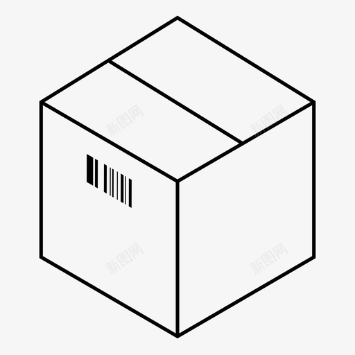 包装条形码bax图标svg_新图网 https://ixintu.com bax 包装 条形码 箱子 装运 集装箱
