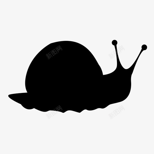 蜗牛动物腹足动物图标svg_新图网 https://ixintu.com 动物 粘液 腹足动物 蛞蝓 蜗牛 软体动物