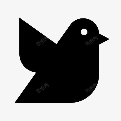 小鸟twittertweety图标svg_新图网 https://ixintu.com songbird tweety twitter 几何 唱歌 小鸟 现代 飞行