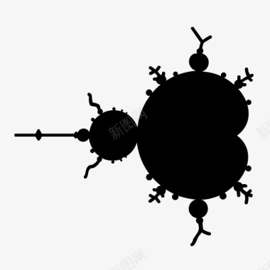 mandelbrot分形形状编程图标图标