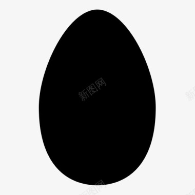 鸡蛋鸡肉复活节彩蛋图标图标