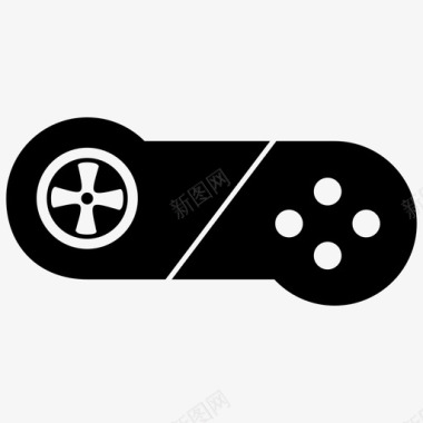 视频游戏控制器按钮游戏板图标图标