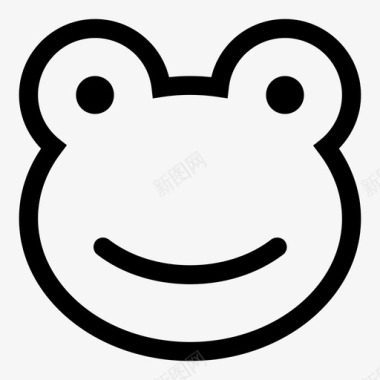 青蛙甜心宠物图标图标