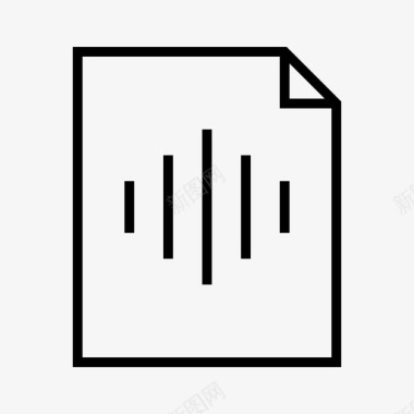 音频文件类型文件夹图标图标