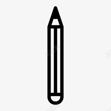 铅笔工具学校图标图标