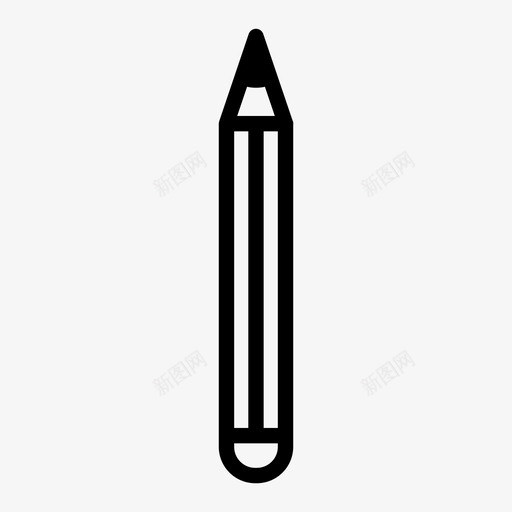 铅笔工具学校图标svg_新图网 https://ixintu.com 写作 学校 工具 插图 教室 橡皮擦 画画 美术 铅笔