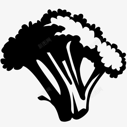 西兰花蔬菜零食图标svg_新图网 https://ixintu.com 健康零食 健康食品 营养 蔬菜 西兰花 配料 零食