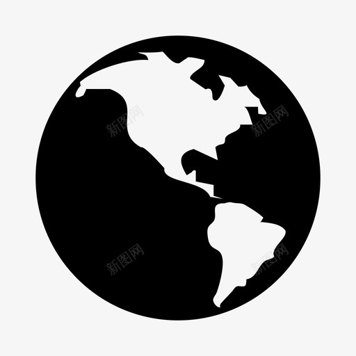 世界球体人口图标svg_新图网 https://ixintu.com 世界 人 人口 圆 地球 球体 美国 自然