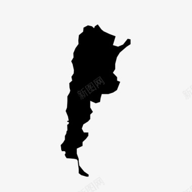阿根廷旅游南美洲图标图标