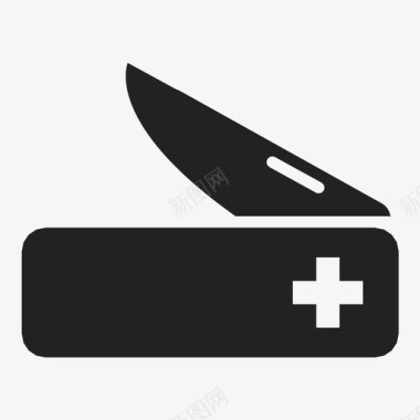瑞士军刀匕首袖珍刀图标图标