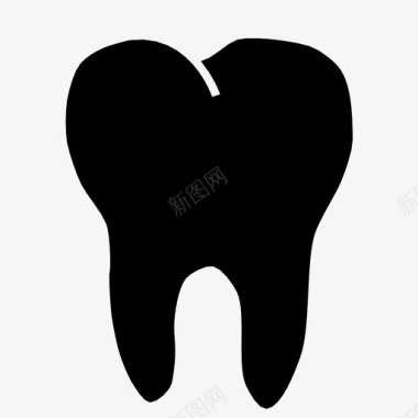 牙齿咀嚼牙医图标图标