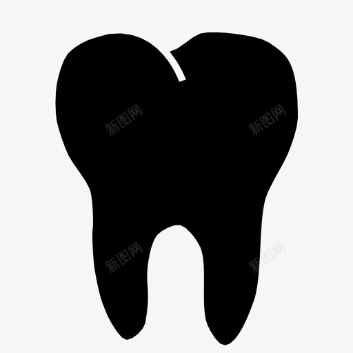 牙齿咀嚼牙医图标svg_新图网 https://ixintu.com 口腔 咀嚼 坚硬 牙医 牙齿 白色 磨牙