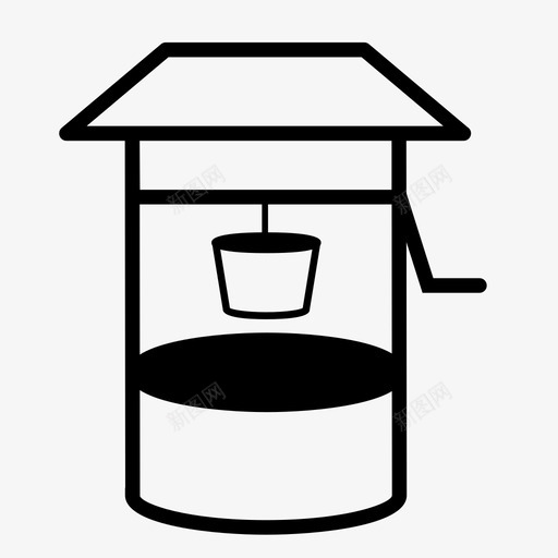 好吧水桶收集水图标svg_新图网 https://ixintu.com 好吧 收集水 水桶