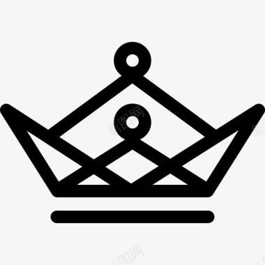 中国式的皇冠形状皇冠图标图标