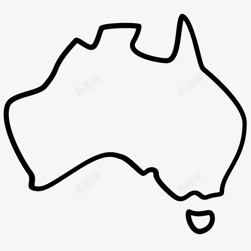 地理位置旅游目的地澳大利亚图标svg_新图网 https://ixintu.com 地理位置 旅游目的地 澳大利亚