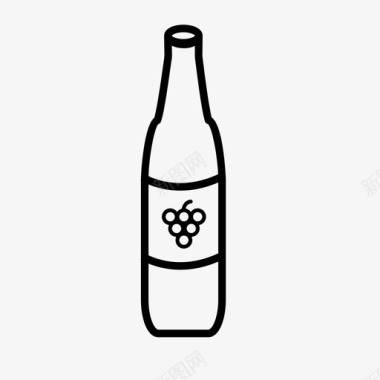 葡萄酒烈性饮料酒精饮料图标图标