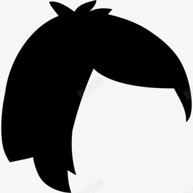头发女性发廊图标图标