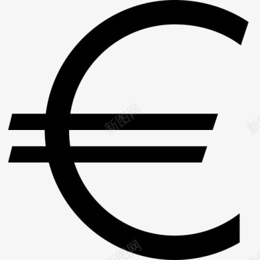 欧元成本货币图标图标