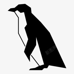 南半球企鹅南半球南极图标高清图片