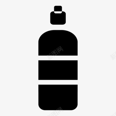 水瓶健身运动图标图标