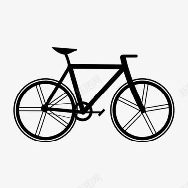 自行车骑手公路图标图标
