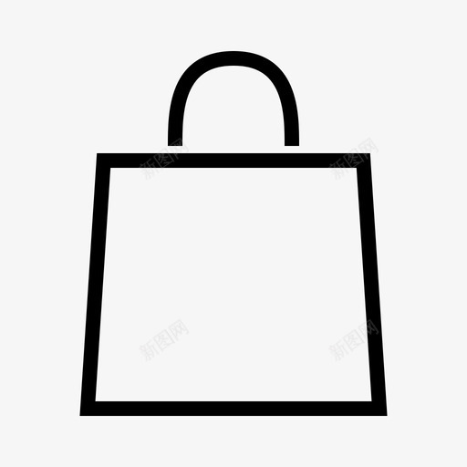 袋子购物纸袋图标svg_新图网 https://ixintu.com 图表 携带 纸袋 袋子 购物 购物袋