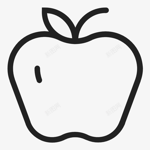 苹果小吃西雅图图标svg_新图网 https://ixintu.com 健康小吃 太平洋西北 小吃 苹果 营养 西雅图图标