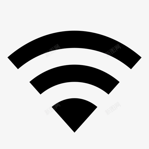 wifi简单传输图标svg_新图网 https://ixintu.com 2d appleinspire ui ux wifi 传输 无线 无线信号 用户体验 用户界面 简单