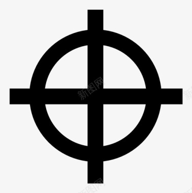 凯尔特十字符号形状图标图标