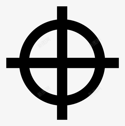 凯尔特十字符号形状图标svg_新图网 https://ixintu.com 凯尔特十字 十字凯尔特人 历史符号 古代符号 形状 物体 符号