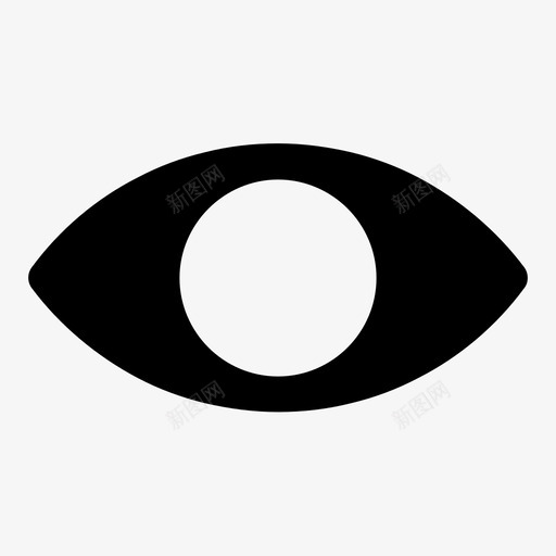 眼睛手表视力图标svg_新图网 https://ixintu.com 手表 眼球 眼睛 视力